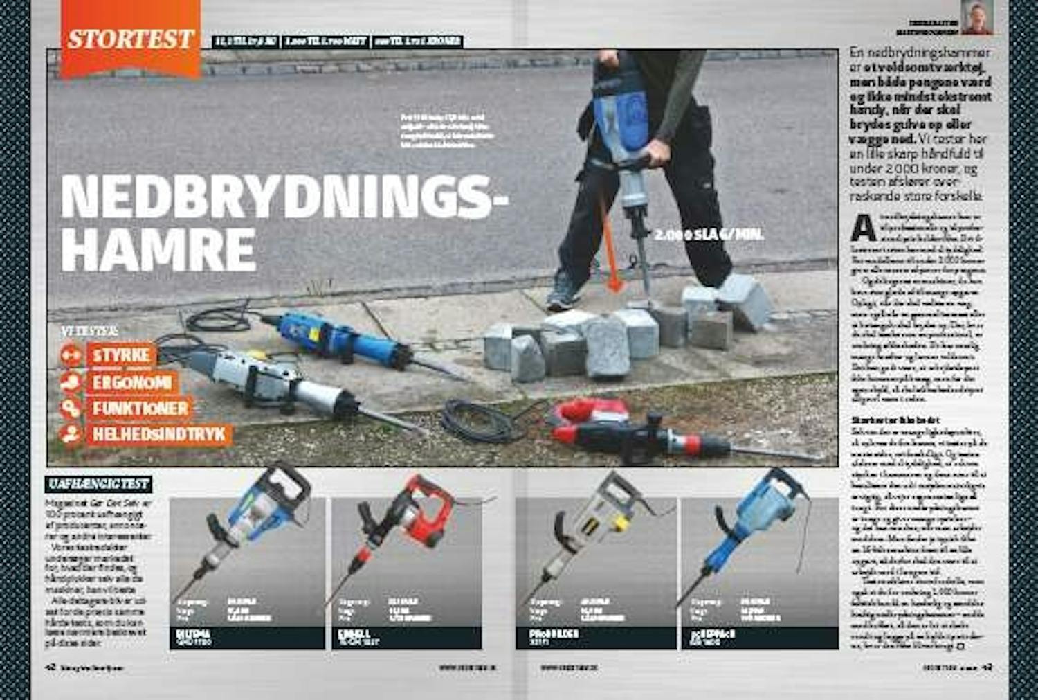 Nedbrydningshammer test Nedbrydningshammer test